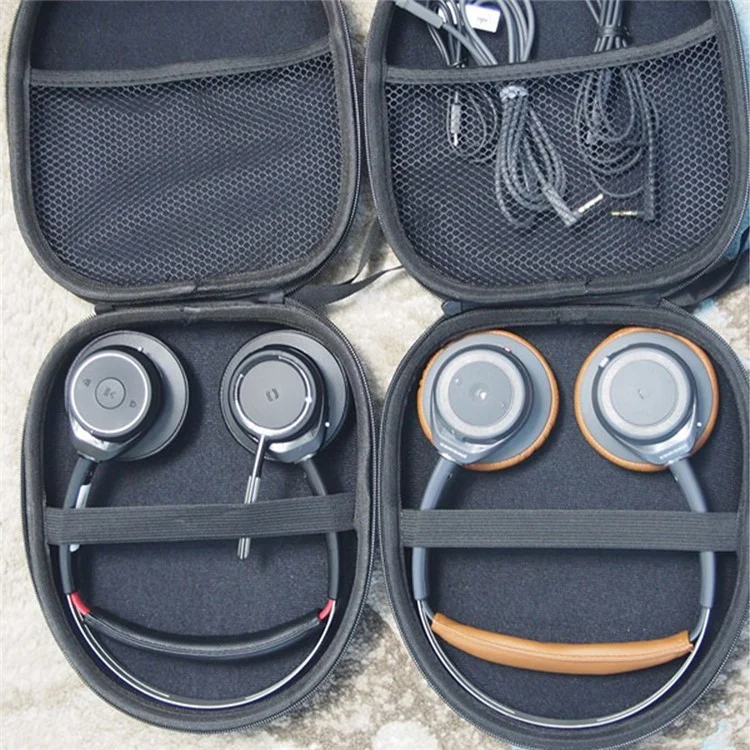 Headphones Case for Sony / Audio-Technica Universal BT Headset Portable EVA Storage Bag - Black