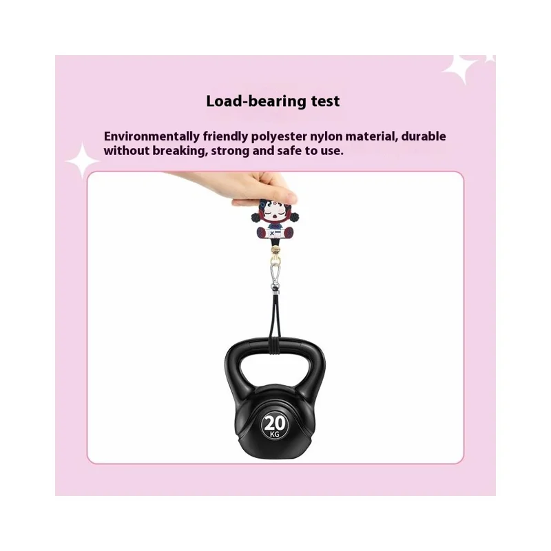 AROPE Laccetto universale per telefono con patch sottile 0,5 mm dal design cartoon - Coniglio