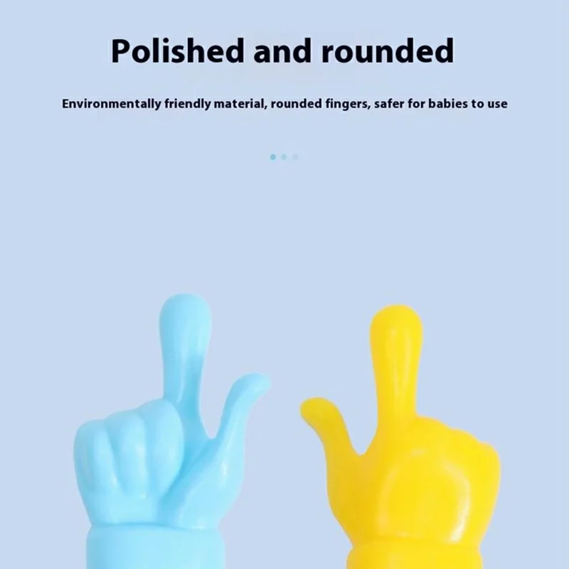 Stainless Steel Teaching Pointer Finger Design Teaching Stick Telescopic Rod Finger Reading Stick - Pink