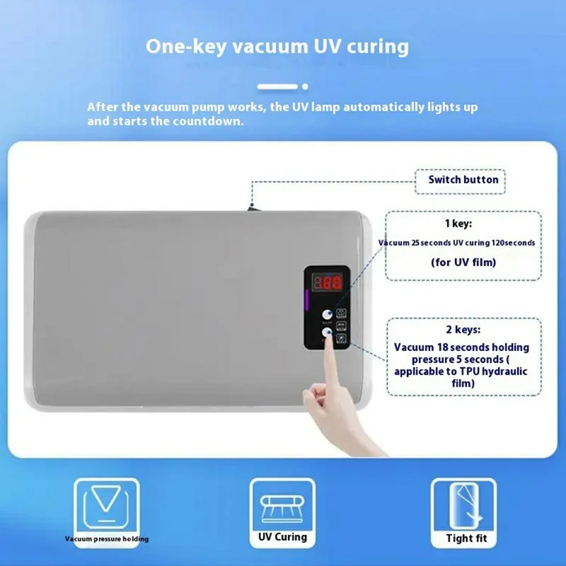 UV-Vakuumlaminator für UV-Licht-Härtungsfolie Vakuumkaschierung - EU-Stecker