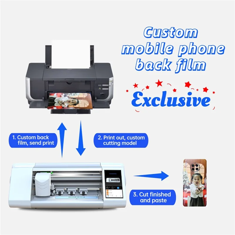 MX5T Film Cutting Machine 16 Inch 290mm Cutting Width Automatic Soft Film Cutter For Screen Protectors