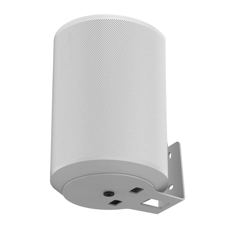 2Pcs for Sonos Era 100 Metal Wall Mount Bracket Space Saving Speaker Holder - White