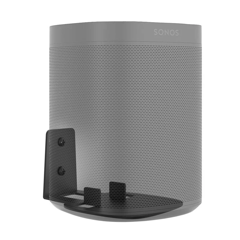 MONZLTECK For Sonos One SL Speaker Wall Mount Bracket Space Saving Metal Stand