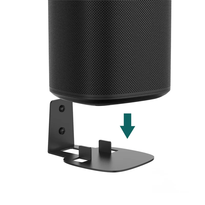MONZLTECK For Sonos One SL Speaker Wall Mount Bracket Space Saving Metal Stand