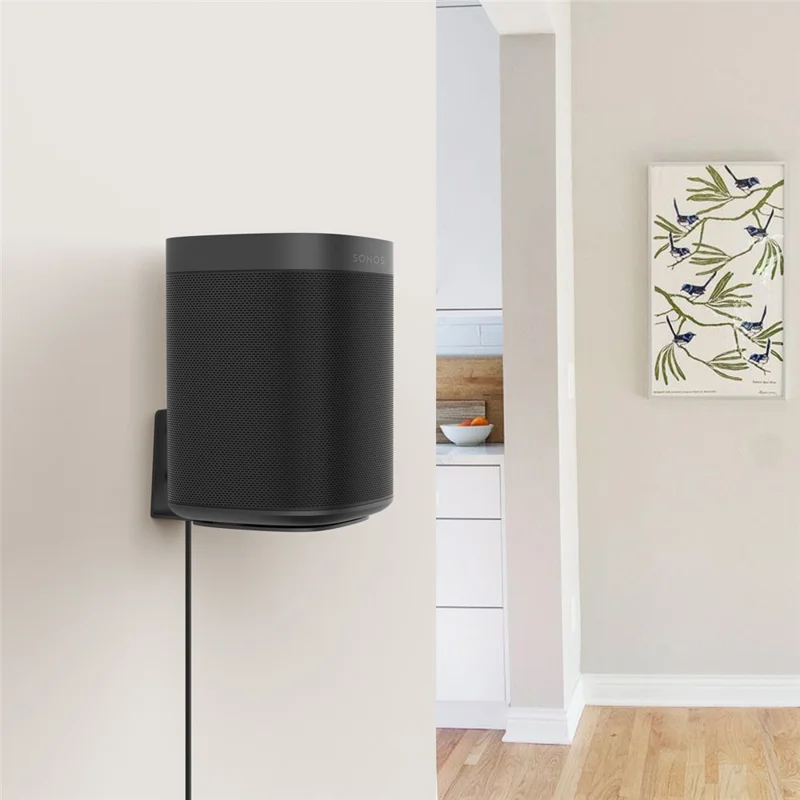 MONZLTECK For Sonos One SL Speaker Wall Mount Bracket Space Saving Metal Stand