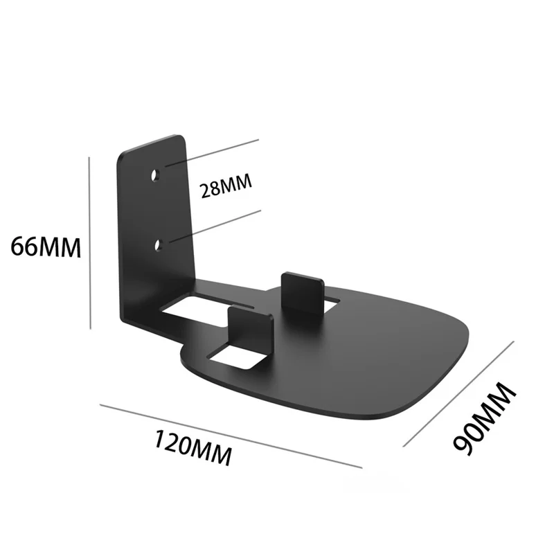 MONZLTECK For Sonos One SL Speaker Wall Mount Bracket Space Saving Metal Stand