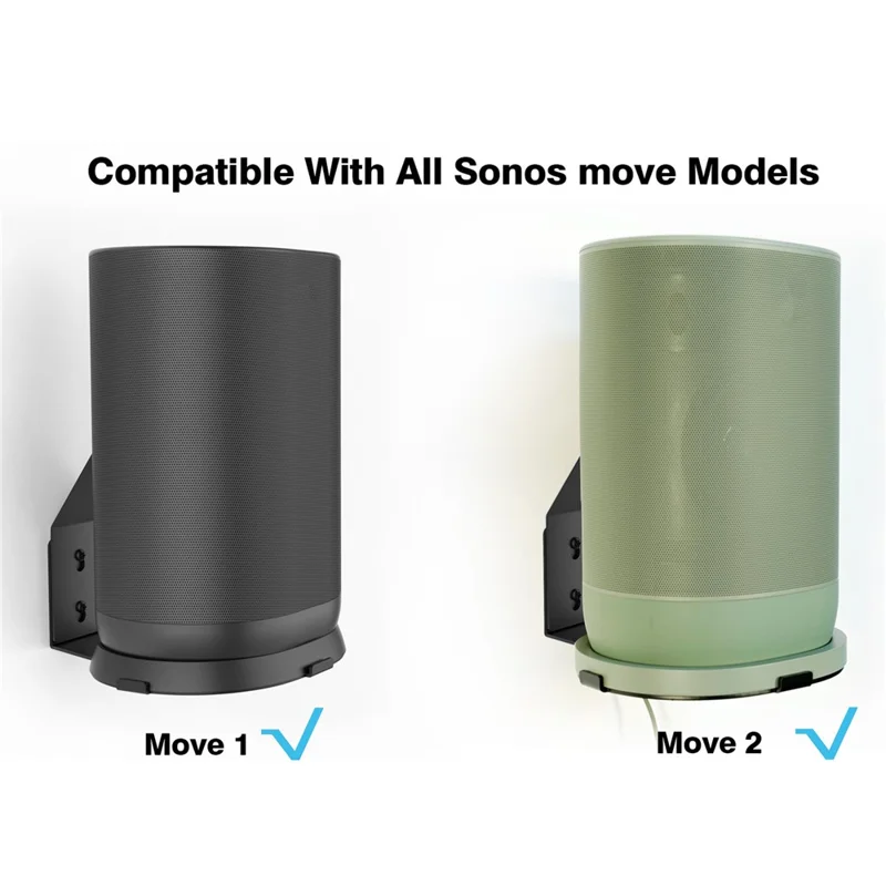 Настенный держатель для Sonos Move 2 / Move из металла: компактная подставка для экономии пространства