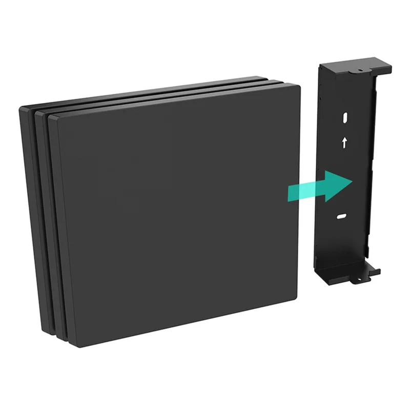 For Sony PlayStation 4 Pro Wall Mount Metal Bracket Space Saving Gaming Console Holder