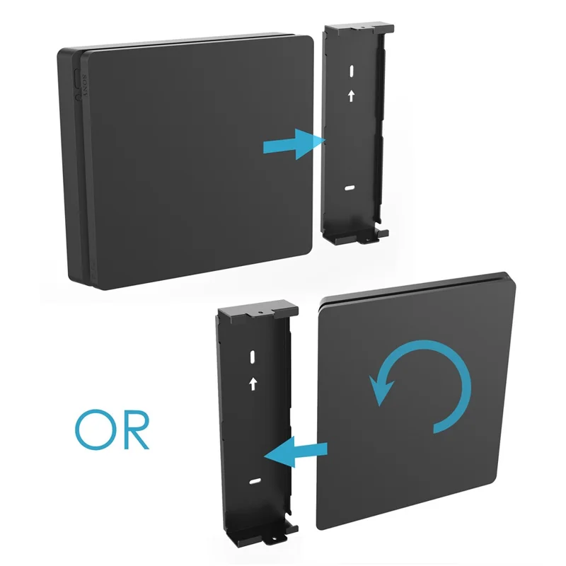 For Sony PlayStation 4 Pro Wall Mount Metal Bracket Space Saving Gaming Console Holder