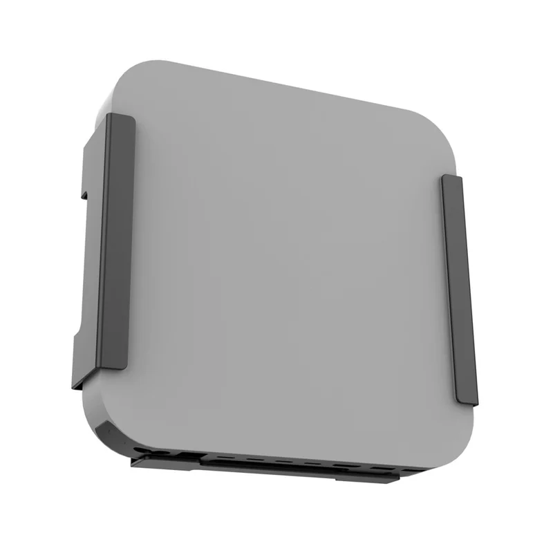 For Mac mini M1 / M2 Under Desk Monitor Back Mount Bracket Space Saving Metal Storage Rack