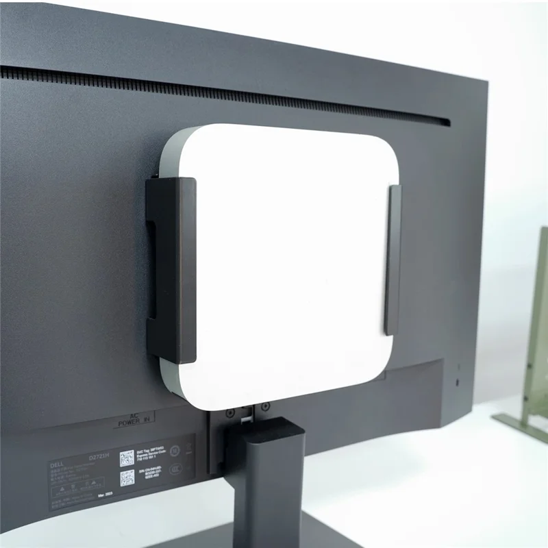 For Mac mini M1 / M2 Under Desk Monitor Back Mount Bracket Space Saving Metal Storage Rack