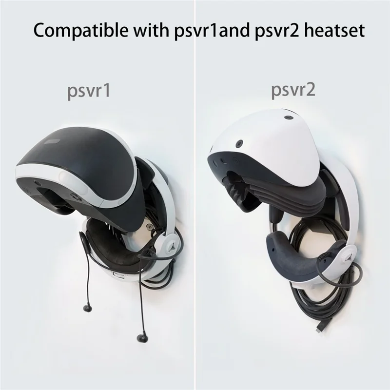 Supporto a parete in metallo MONZLTECK per PlayStation VR2 / VR Headset + Supporto per Controller a Mano