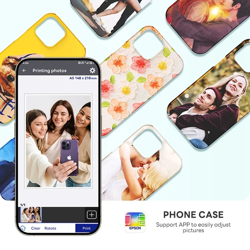TUOLI TL-X9 Phone Case Heat Transfer Film Press Machine Sublimation Case Heat Press Device, EU Plug
