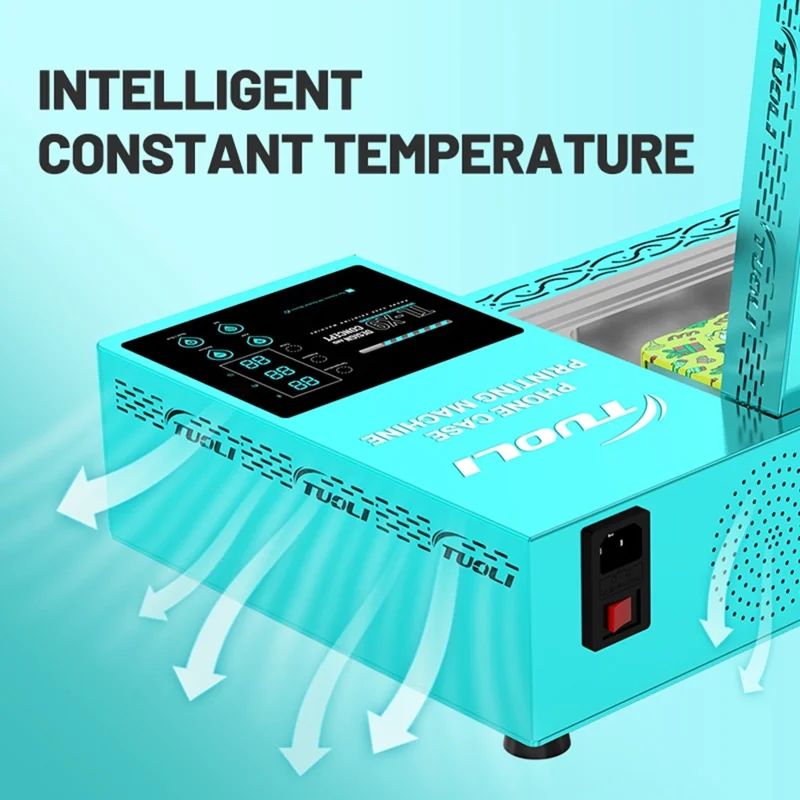 TUOLI TL-X9 Phone Case Heat Transfer Film Press Machine Sublimation Case Heat Press Device, EU Plug