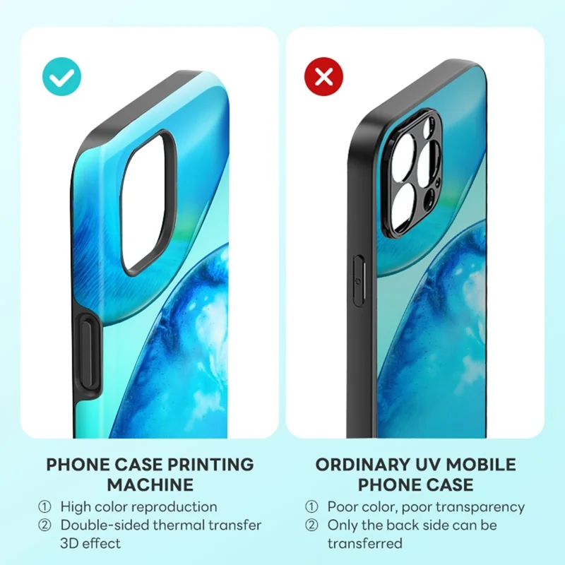 TUOLI TL-X9 Phone Case Heat Transfer Film Press Machine Sublimation Case Heat Press Device, EU Plug