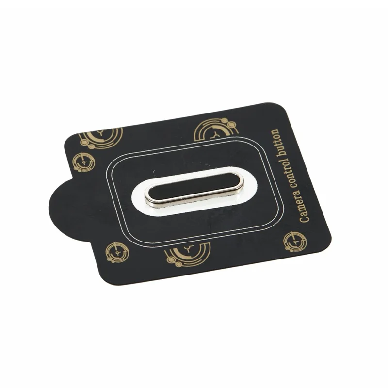 For iPhone 16 / 16 Plus / 16 Pro / 16 Pro Max Camera Control Button Protector Metal Alloy Cover Shield - Black