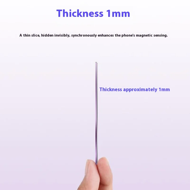 Magnetische Sticker voor MagSafe Draadloos Opladen CD-tekstuur Telefoonhoesje Magnetische Ring Conversiekit - Goud