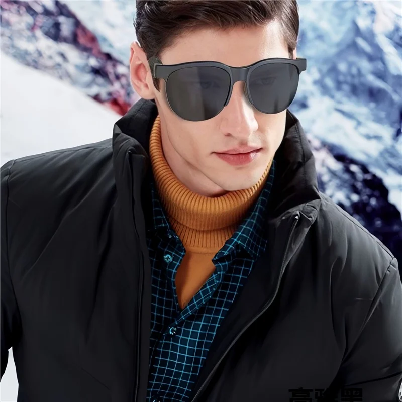 UV Protection Smart Sunglasses with Noise Reduction Bluetooth-compatible Earphones Music Eyeglasses