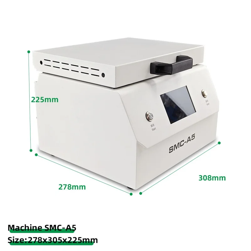 Máquina de Filme de Sublimação 3D SMC-A5 Prensa de Transferência de Calor a Vácuo para Impressão por Sublimação - Plugue EU