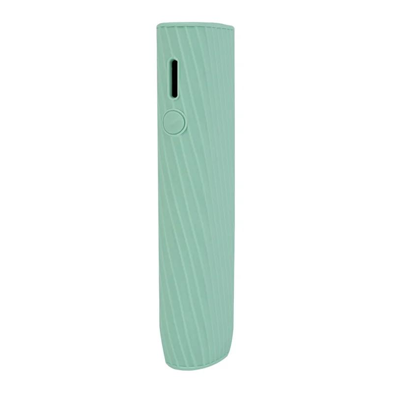 IQOS Iluma i One Custodia in silicone Twill Texture Protective Cover - Verde menta