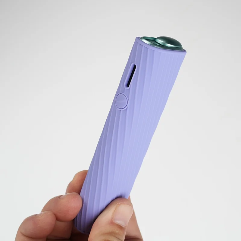 IQOS Iluma i One Custodia in silicone Twill Texture Protective Cover - Verde menta