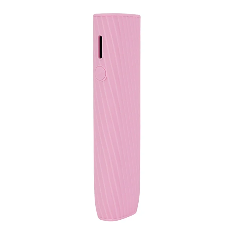 Custodia protettiva in silicone IQOS Iluma i One con texture a spina di pesce - Rosa
