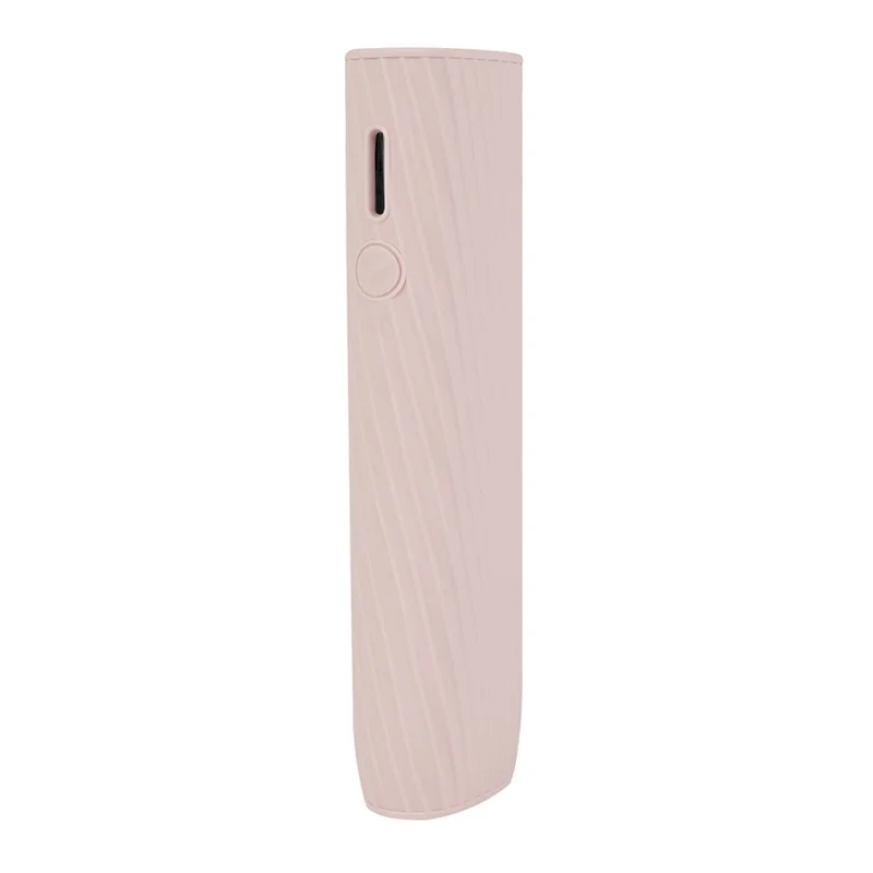 Custodia protettiva in silicone IQOS Iluma i One con texture a spina di pesce - Rosa chiaro