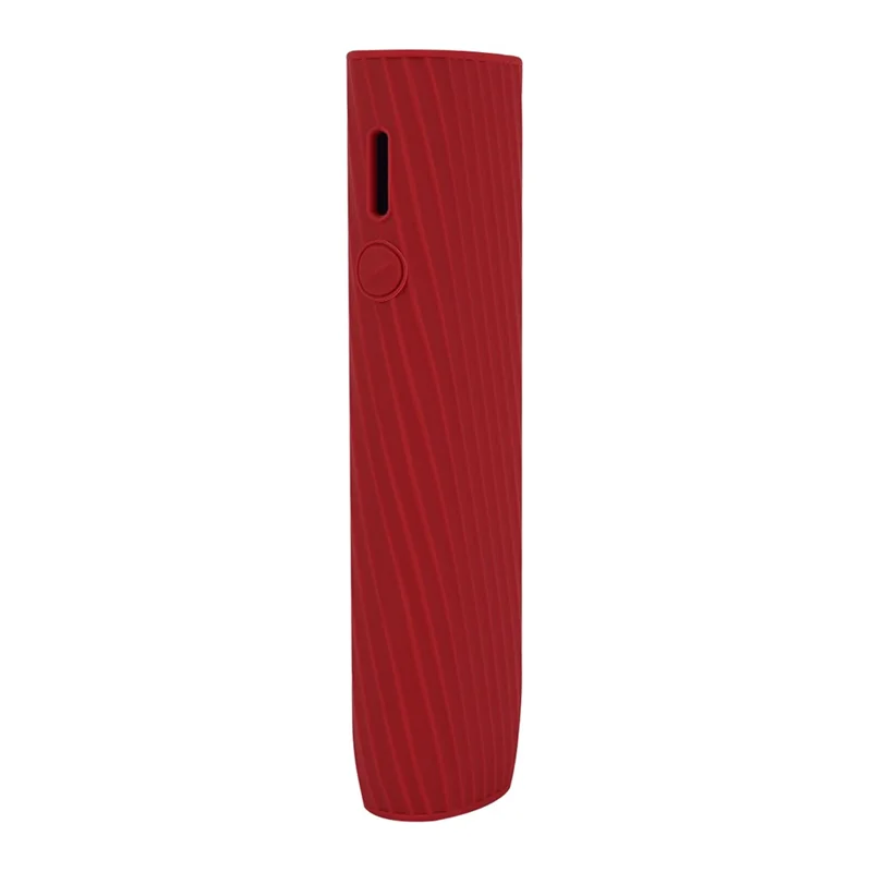 IQOS Iluma i One Custodia in Silicone Texture Twill Protettiva - Rosso