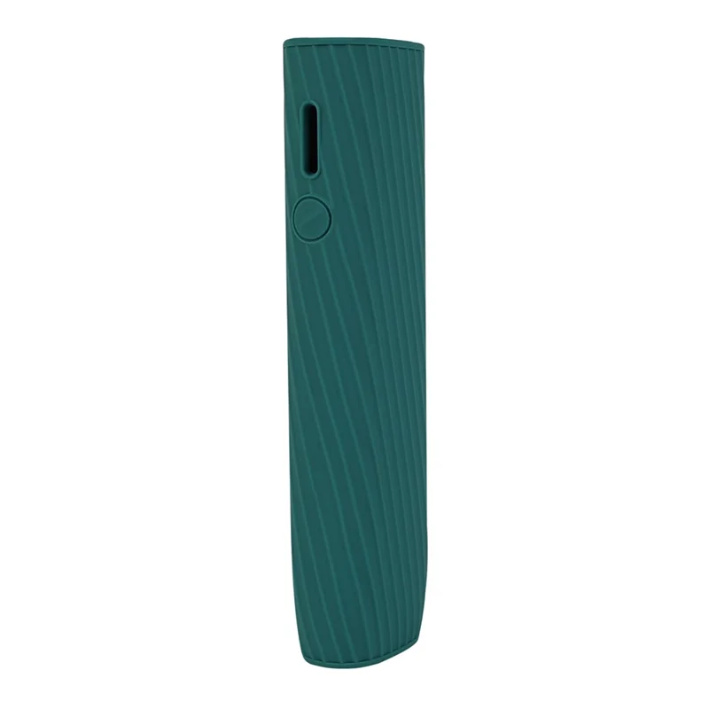 Per IQOS Iluma i One Custodia in Silicone Twill Texture Custodia Protettiva - Verde Scuro