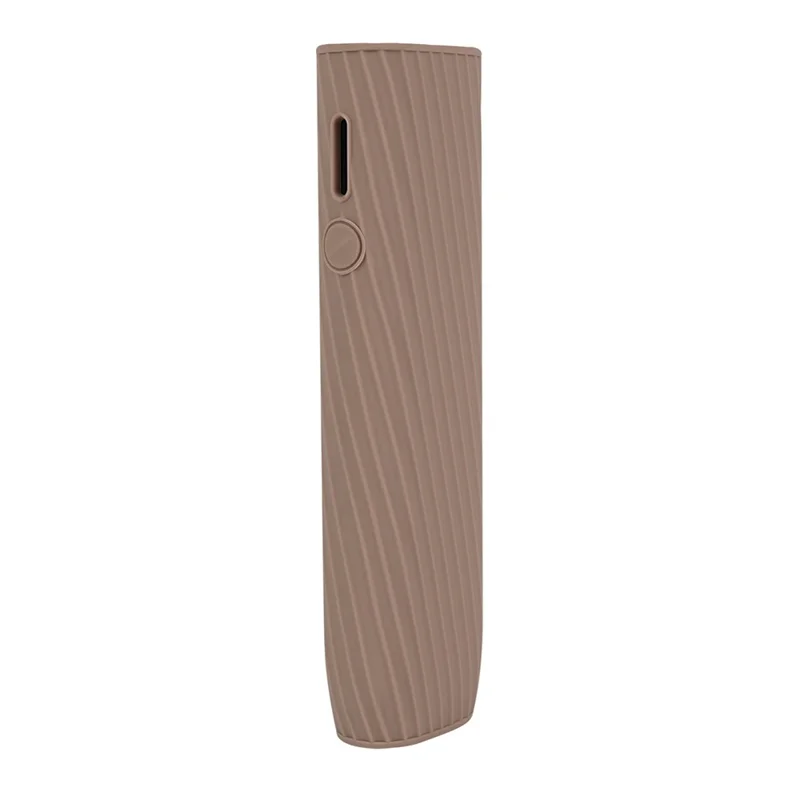 Custodia protettiva in silicone IQOS Iluma i One con texture a spina di pesce - Marrone