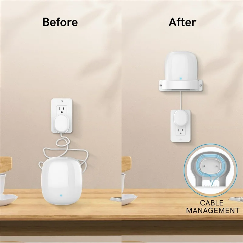 AHASTYLE Per Google Nest WiFi Pro Supporto a Parete Staffa Router di Rete Hard PC Holder