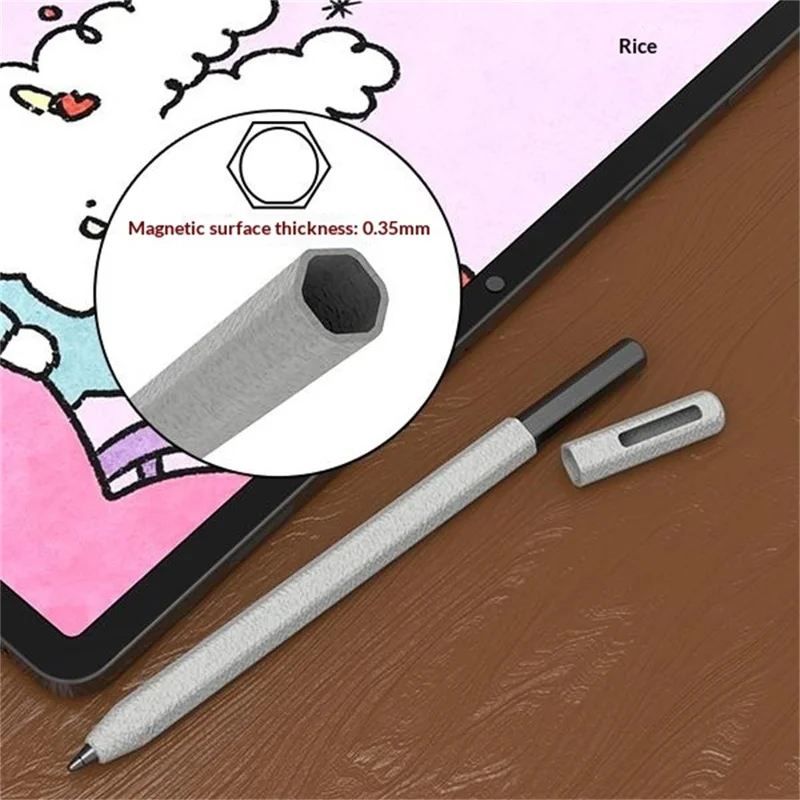 LOVE MEI لجهاز Samsung Galaxy Tab S11 قلم S غطاء سيليكون بتصميم نسيج جلد - أسود