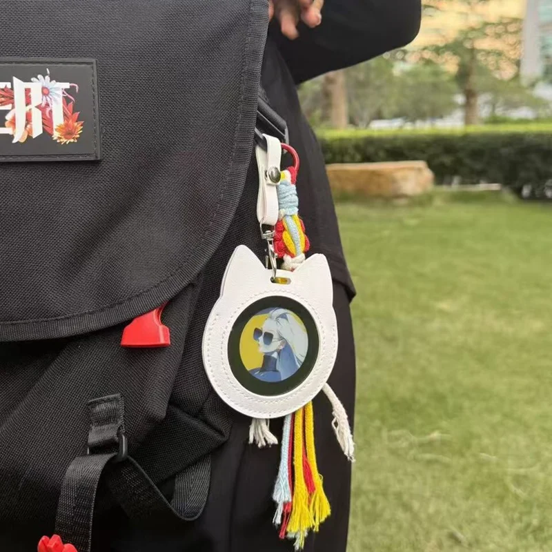 1.69 Inch 6 Color E-Paper Badge High Definition Round Display NFC Electronic Name Tag Customizable DIY Image