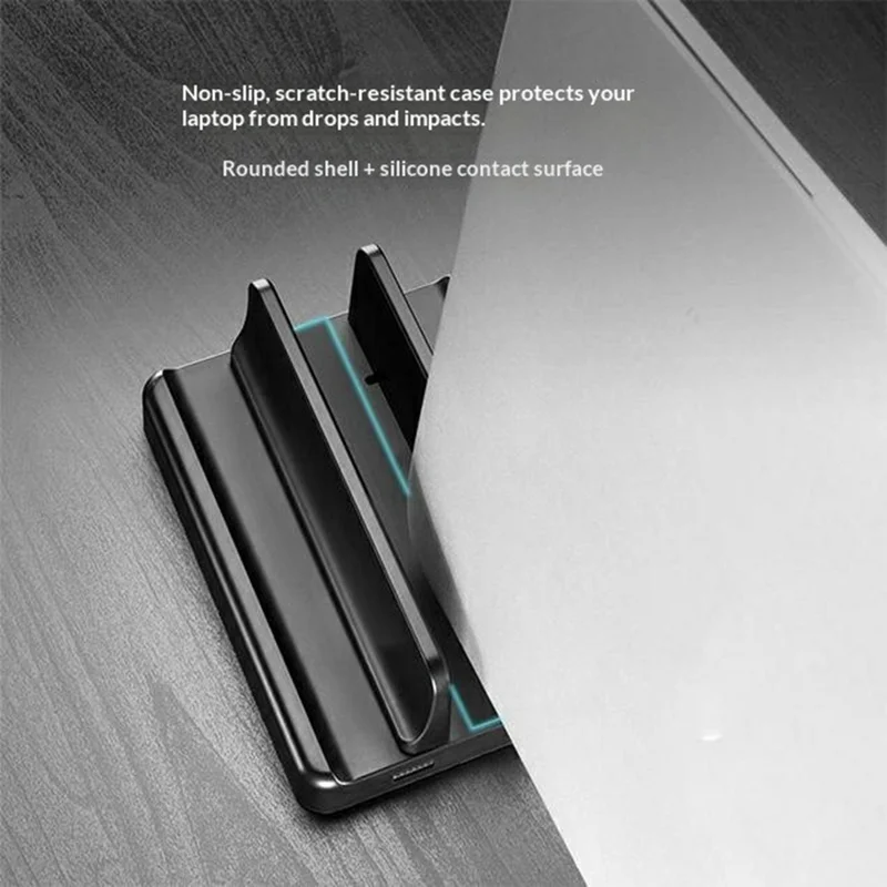 VAYDEER SZ2S011 Vertical Laptop Stand Holder Single Slot Notebook Desktop Organizer