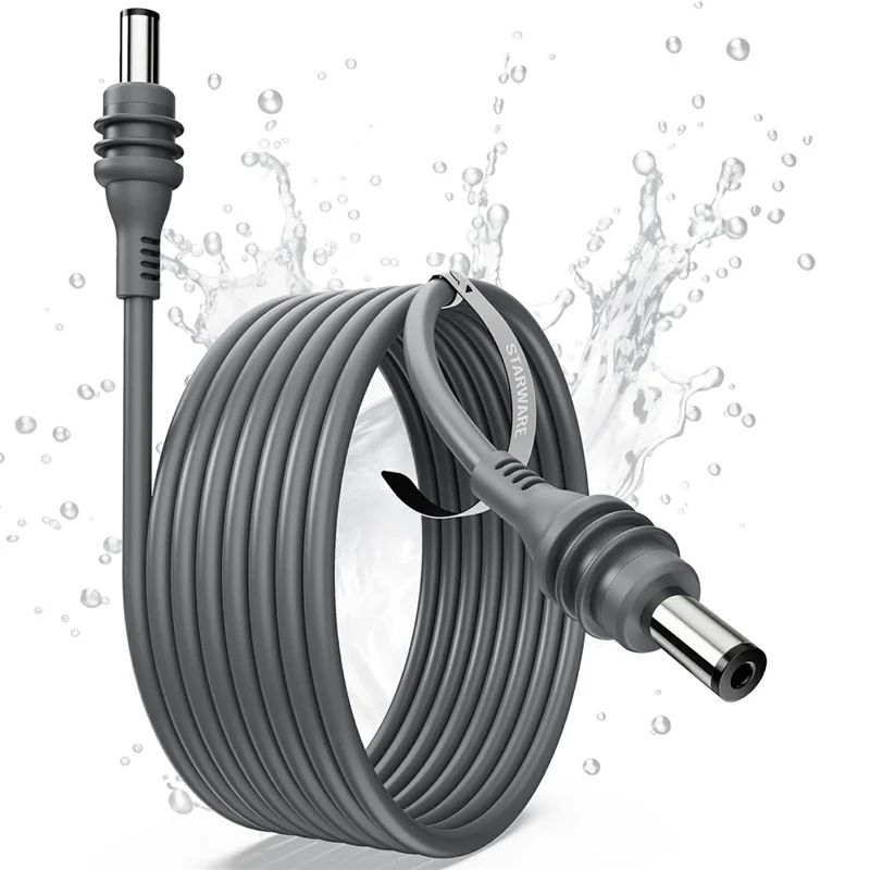 Starware M59-5 Cabo de Extensão DC 5 m para Starlink Mini, Cabo de Alimentação Impermeável para Exterior