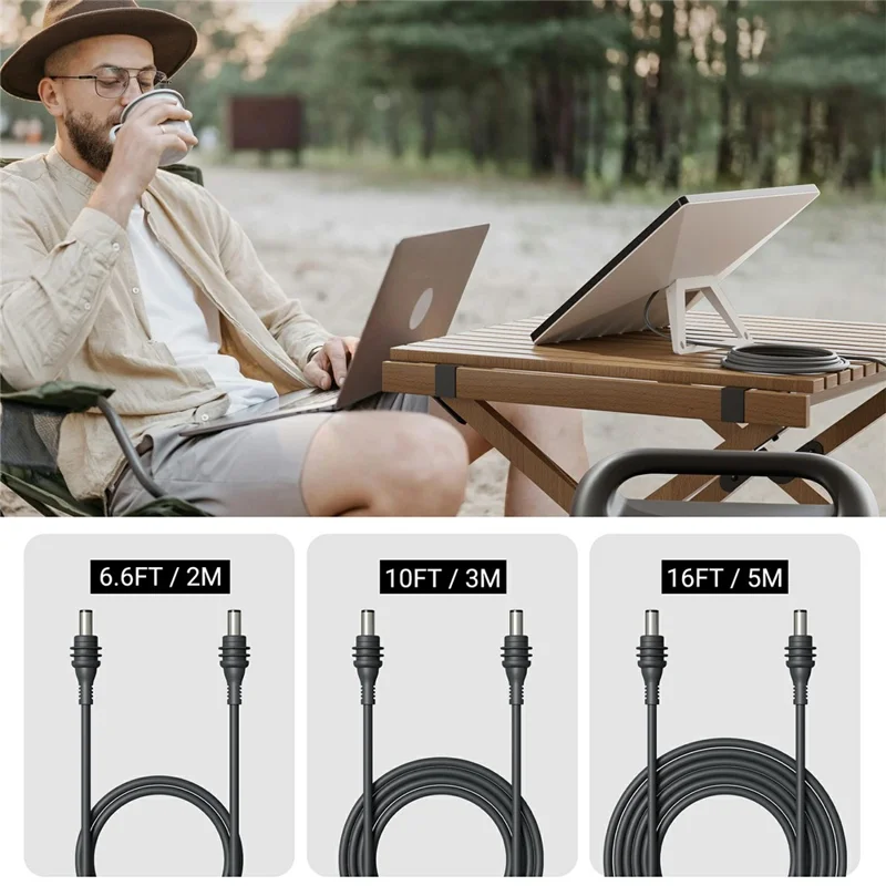 Starware M59-5 Cabo de Extensão DC 5 m para Starlink Mini, Cabo de Alimentação Impermeável para Exterior