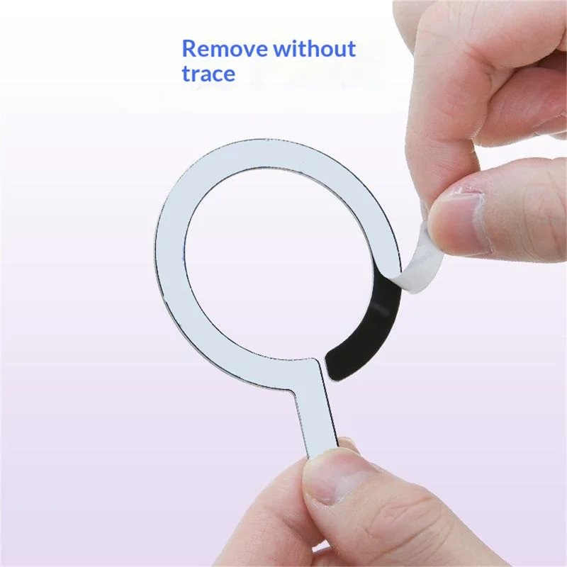 Metal Magnetic Ring Compatible with MagSafe Ultra Thin Magnet Ring Sticker - Purple