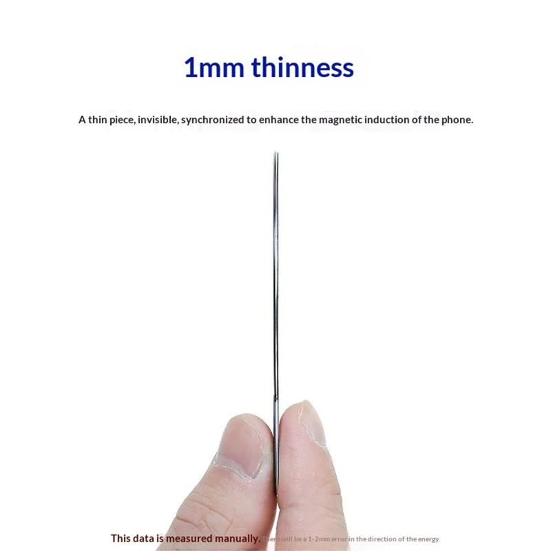 Metal Magnetic Ring Compatible with MagSafe Ultra Thin Magnet Ring Sticker - Purple