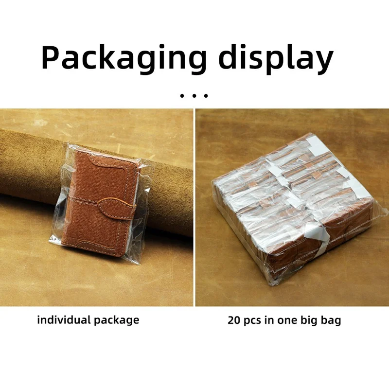 Canvas Card Holder Wallet Pouch Strong Adhesive Phone Kickstand - Brown