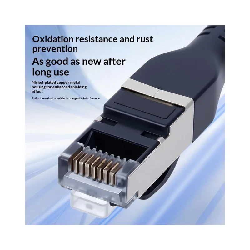 KY01A 1.8m USB-C to RJ45 Ethernet Adapter Braided Cable 1000Mbps Gigabit Network Cable for Laptop Phone Tablet - Grey  /  Silver