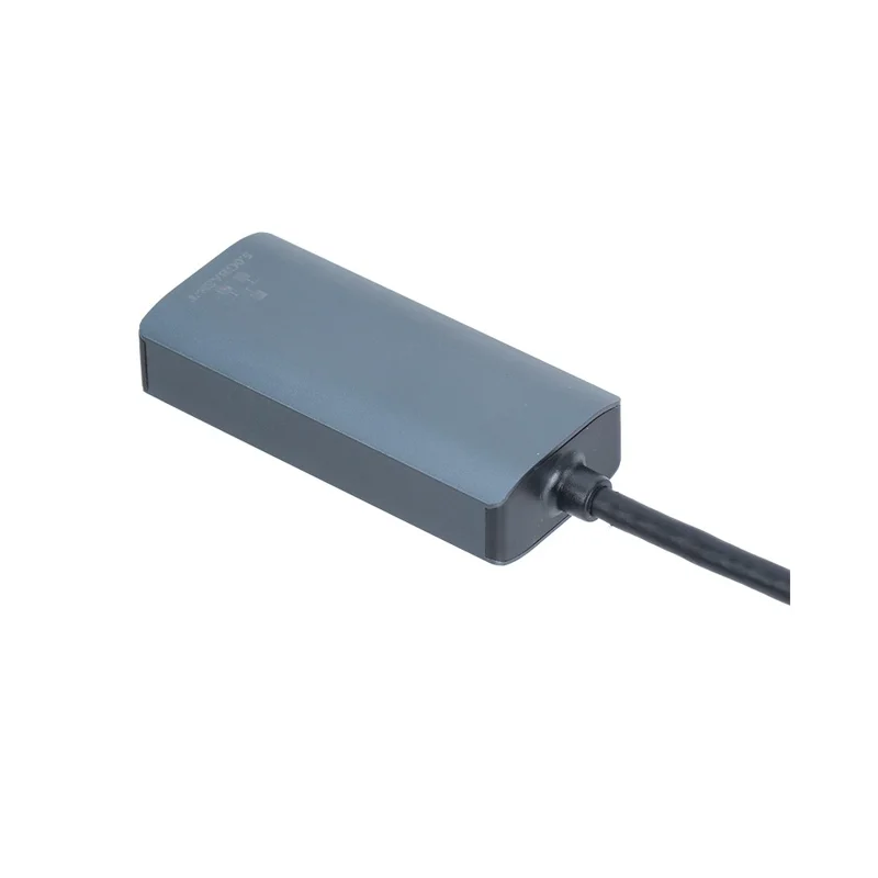 KY101 Type-C to RJ45 5Gbps Ethernet Adapter Aluminum Alloy Gigabit Network Card for Laptop - Grey