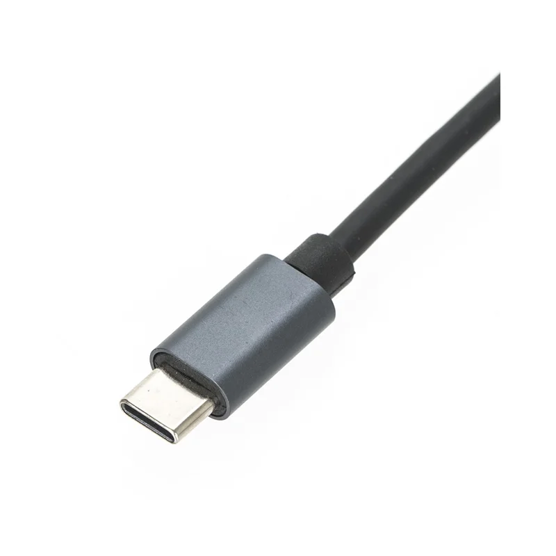 KY101 Type-C to RJ45 5Gbps Ethernet Adapter Aluminum Alloy Gigabit Network Card for Laptop - Grey