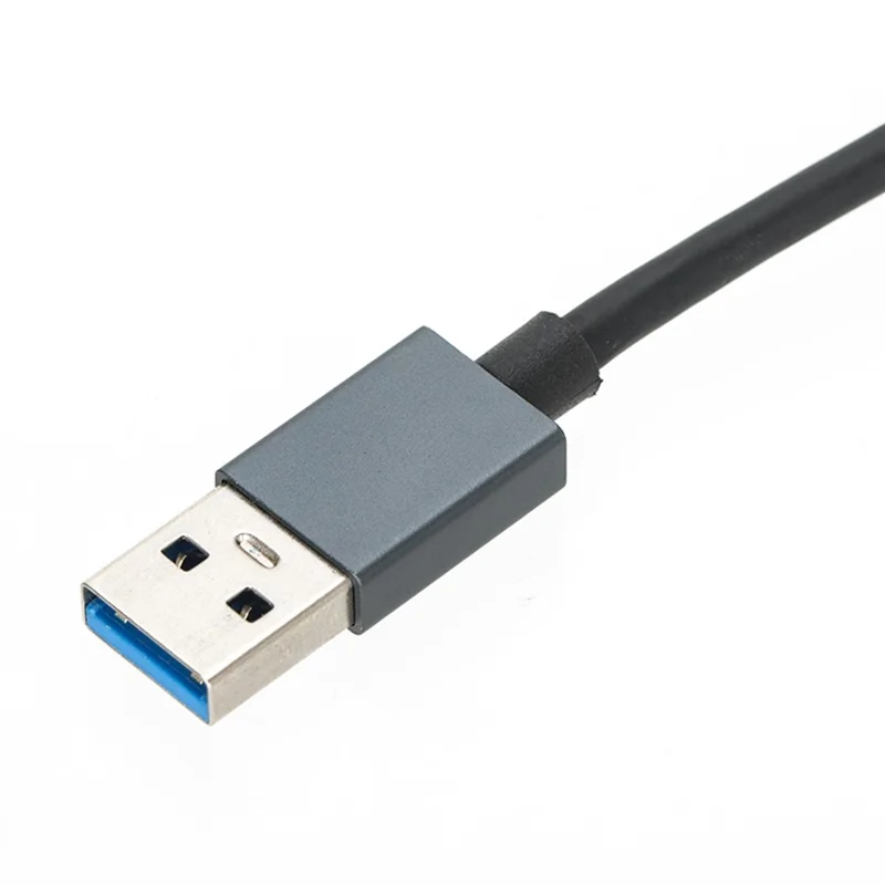 KY34A Adaptateur Ethernet USB-C vers RJ45 2,5 Gbit/s Carte réseau Gigabit USB 3.0 en alliage d'aluminium pour ordinateur de bureau, ordinateur portable - Gris