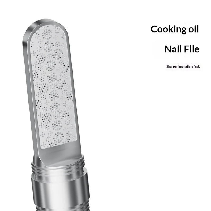 2-in-1 Cleaning Brush Nail File Keychain Dust Removal Dual Head Cleaner for Phone Bluetooth-compatible Earbuds