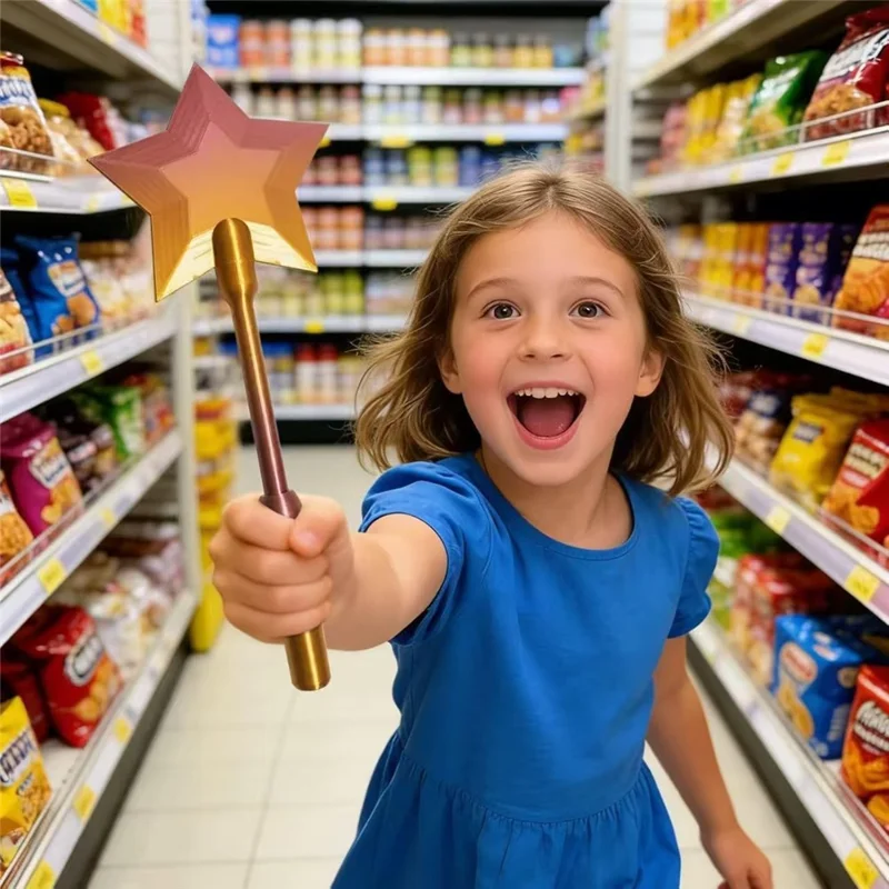 Narzędzie do płatności Star Wand 30 cm, 3-sekcyjne, rozłączne, z uchwytem na kartę, bezstykowe, do bankomatu i kas
