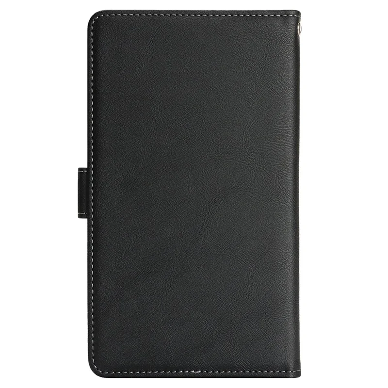PU RFID Blocking Passport Holder Wallet Organizer 5 Card Slots Travel Document Case - Black