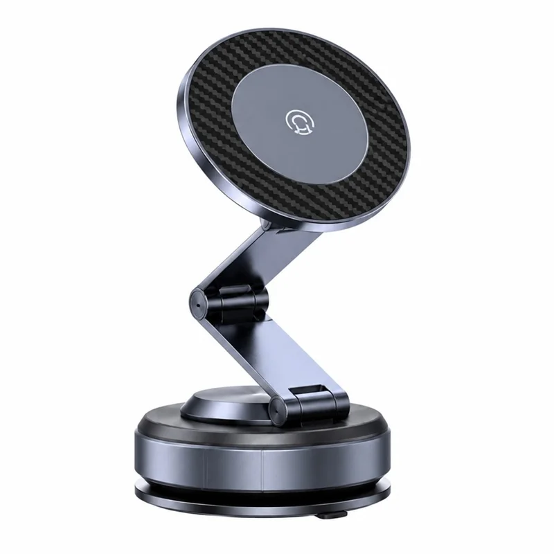 K001B Magnetic Car Phone Mount N52 Magnet 360 Degree Rotation Dashboard Stand Foldable Holder for Smartphone - Blue