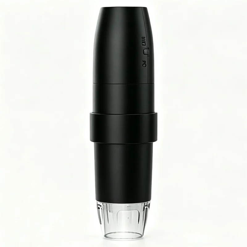 316-B WiFi Digital Microscope 50X-1000X 2MP 1080P HD Portable Handheld Magnifier for PCB Repair - Black Microscope / White Stand