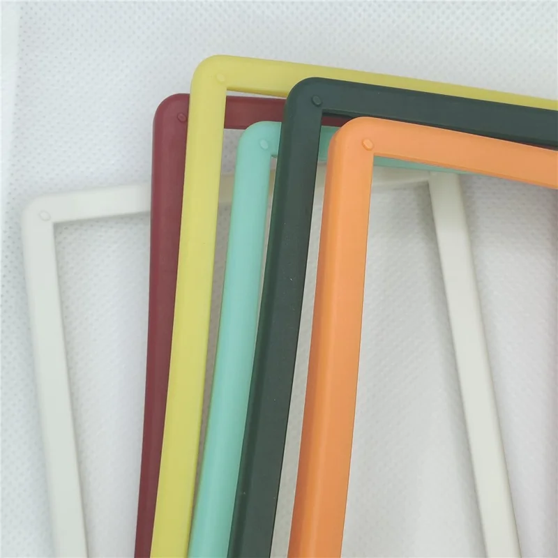 GW21 TPU Frame for PSA Slabs 35PT Standard Size Drop Proof Anti-Rattle Non-Slip Stackable Bumper - Hot Pink