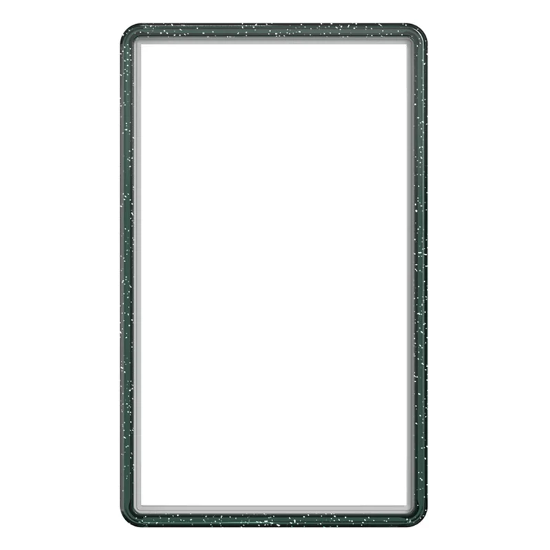 GW18 für PSA Karten-Slab Schutzhülle Transparent Glitzer TPU + PC Stoßfest Rutschfeste Stapelbare Abdeckung – Transparentes Mitternachtsgrün